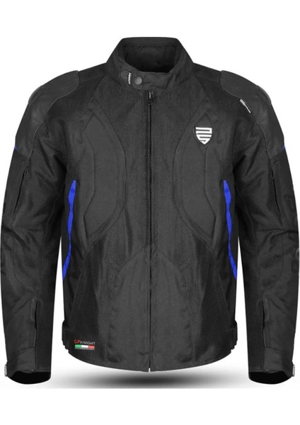 Motosiklet Montu Full Korumalı Titanyum 4 Mevsim Maxdura Hörgüçlü Model Mont Blue fiyatları