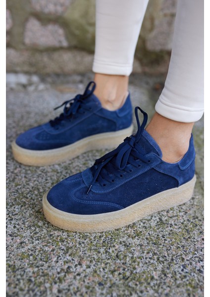 Alistar Kadın Lacivert Gecrek Deri Suet Bagcıkli Sneaker indirimleri