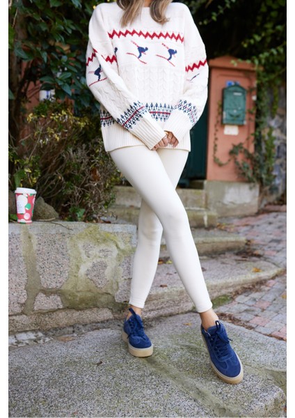 Alistar Kadın Lacivert Gecrek Deri Suet Bagcıkli Sneaker