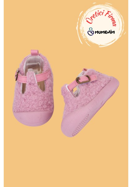 Togo Kız Çocuk ve Bebek Pembe Günlük Babet Ayakkabısı - Ortopedik, Kaymaz Rahat ve Esnek Taban