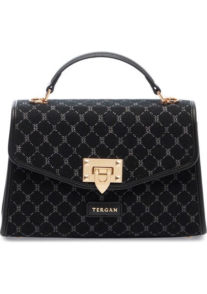 Siyah Tekstil Kadın El Çantası - S25K1TWC0714-R0P