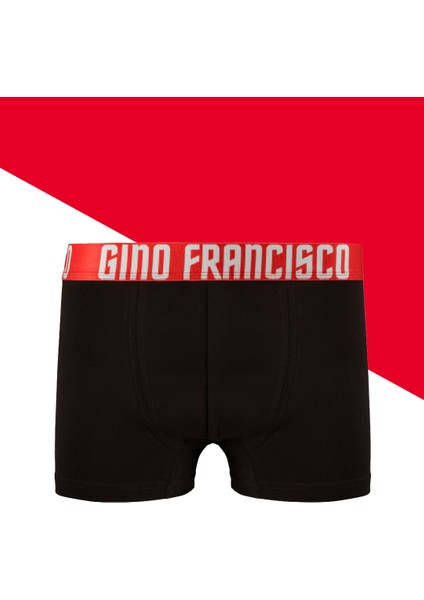 Kırmızı Pamuklu Tekli Erkek Boxer - Mood Collection