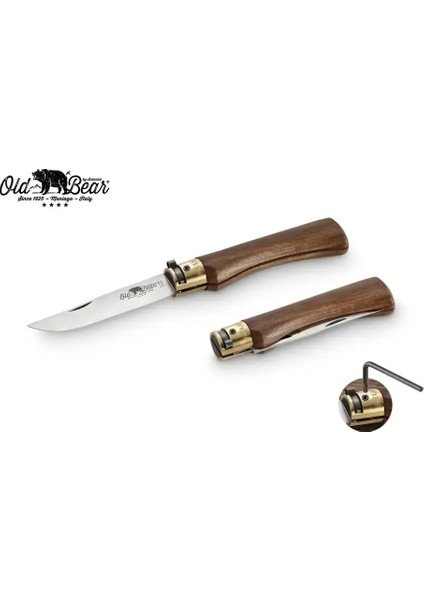 Antonini Old Bear 10CM Ceviz Ağacı Saplı Xl Çakı