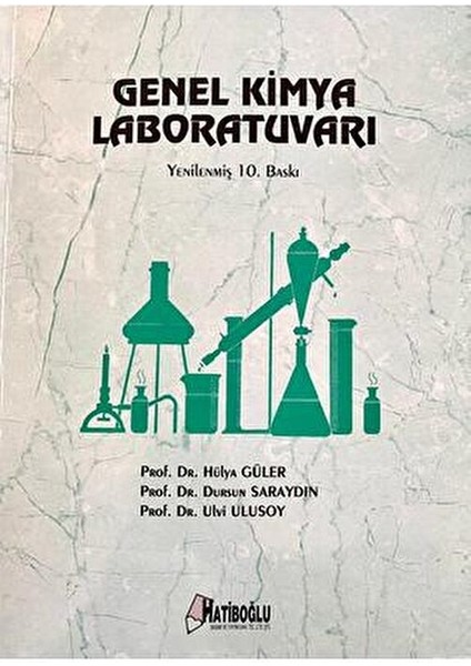 Genel Kimya Laboratuvarı Ulvi Ulusoy 234 Sayfa Ciltsiz Eğitim Kitabı