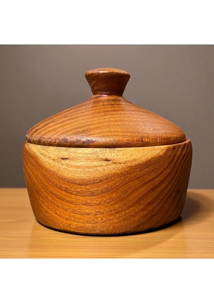 🍯✨ El Yapımı Dut Ağacından Ahşap Şekerlik indirimleri