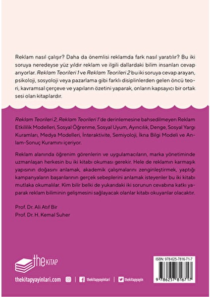 Reklam Teorileri 2 Reklamın Karmaşık Yapısını Anlamak İçin Önemli Bir Kaynak modelleri