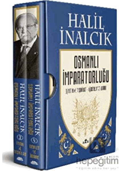 Osmanlı İmparatorluğu Halil İnalcık 2 Cilt Kutulu Eser 672 Sayfa fiyatları