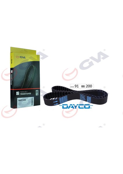 Mtxdpn Triger Kayişi 091X200 Ford Focus C-Max 1.8tdci 16V 04 S-Max 1.8tdci 16V 06 Mazda 121