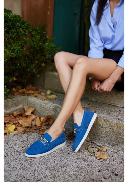 Tuami Kadın Bordo Gercek Suet Tokalı Loafer Ayakkabi fırsatları