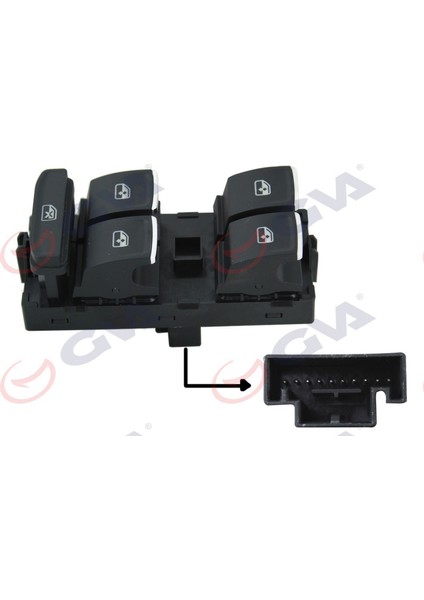 Mtxdpn Cam Açma Anahtari Vwag Golf7-Leon Dörtlü