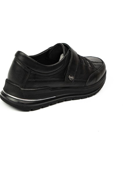 058 Siyah Deri Günlük Kadın Ayakkabı fırsatları