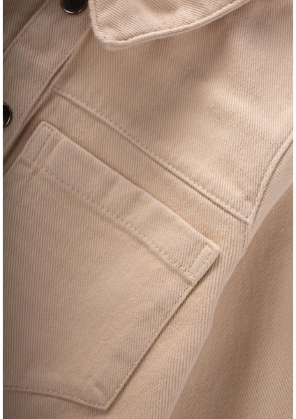 Boyalı Gabardin Elbise 2-7 Yaş Bej modelleri