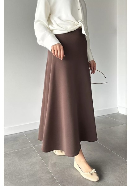 Bel Lastikli Scuba Tesettür Kiloş Etek P-00018921