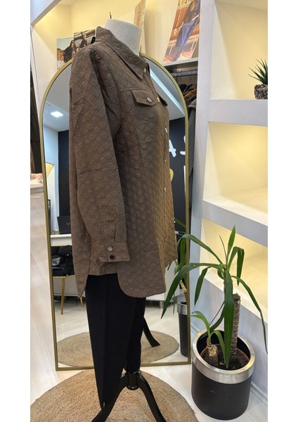 Kapitone Vizon Ceket 6827 modelleri