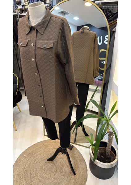 Kapitone Vizon Ceket 6827 fırsatları