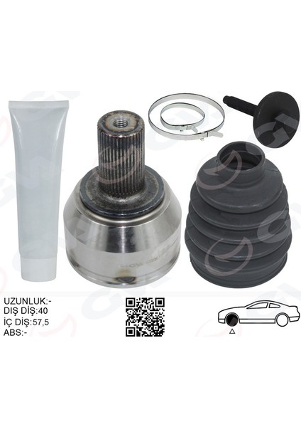 Mtxdpn Ön Aks Kafasi Diş Sağ-Sol Mondeo 1.6 Benzinli 07 14