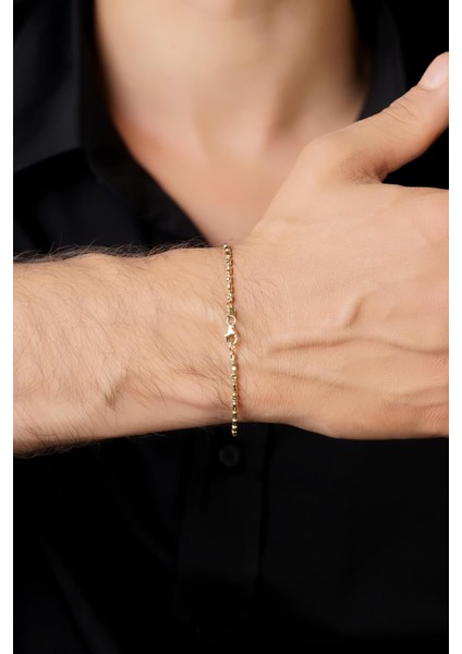 14 Ayar Altın Foks Erkek Bileklik fırsatları