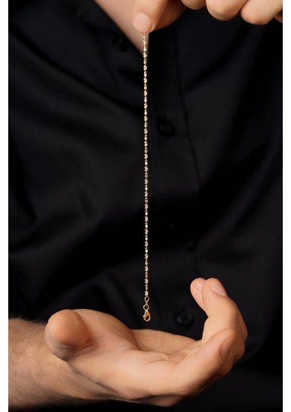 14 Ayar Altın Foks Erkek Bileklik indirimleri