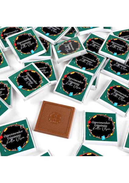 Öğretmenler Günü Hediyesi (40 Adet Madlen Çikolata) (Asetat Kutu) modelleri