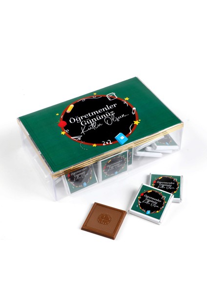 Öğretmenler Günü Hediyesi (40 Adet Madlen Çikolata) (Asetat Kutu) fırsatları