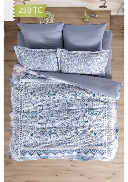 250 Tc Bambu Karışımlı Pamuk Saten Nevresim Takımı – Family Size - Jesolo fiyatları