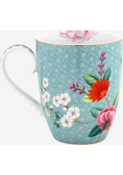 Blushing Birds Mavi Porselen Kupa 350 ml fiyatları