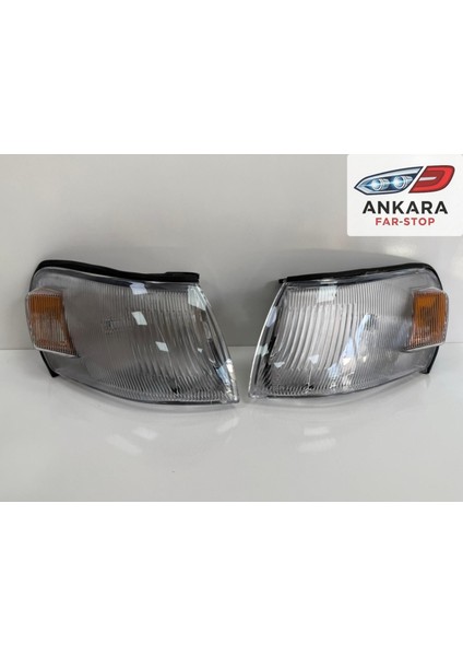 Toyota Corolla AE100 1993 - 1995 Sinyal Lambası Ön Sağ - Sol Takım (Sarı Çıkıntılı Tip) indirimleri