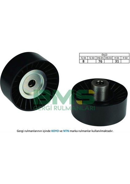 Mtxdpn Alternatör Gergi Rulmani Transit 2.4 V184 Tdci