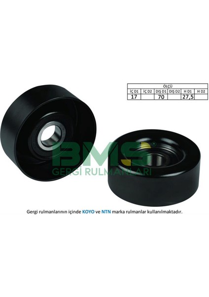 Mtxdpn Alternatör Gergi Rulmani Accent-Getz-Matrix-Santafe-Tucson 1.5 Crdi-Vgt- 2.0crdi 01