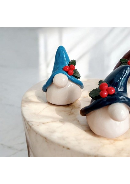 Dekoratif El Yapımı Seramik Cüce 3'lü Set modelleri