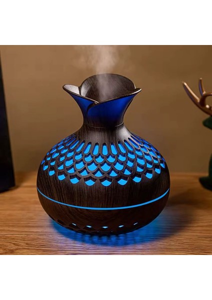 Volkanik Tasarım 300 ml Ultrasonik Sessiz Hava Nemlendirici Aroma Difüzörü