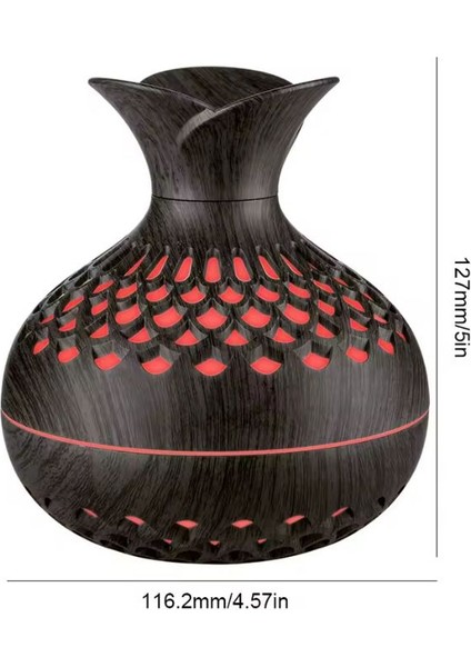 Volkanik Tasarım 300 ml Ultrasonik Sessiz Hava Nemlendirici Aroma Difüzörü