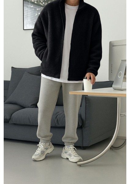 Erkek Isı Termal Iç Dış Sherpa Sonbahar Kış Tam Fermuarlı Peluş Polar Sweatshirt fiyatları