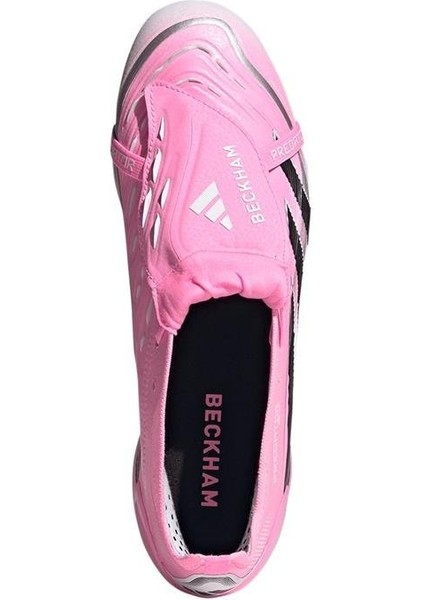 Predator Elite Fold Over Tongue Erkek Pembe Çim Saha Kramponu.-