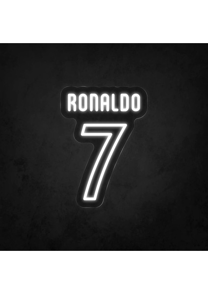 Ronaldo 7 Neon LED