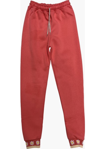 Kız Çocuk Papatya Baskılı Taş Süslemeli 3 Iplik Alt Üst Takım 12324 modelleri