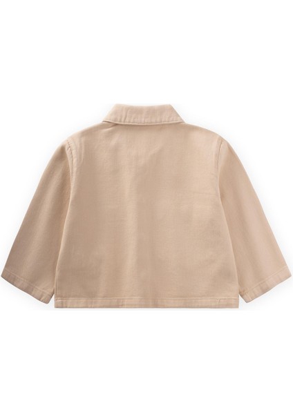 Büyük Çift Cepli Gabardin Ceket 2-7 Yaş Bej fiyatları