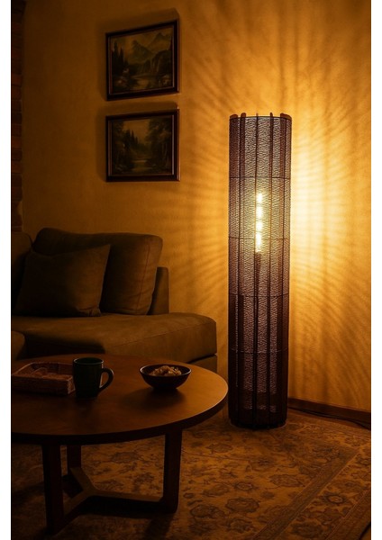 Doğal El Yapımı Lambader Bohem,ahşap,modern,rustik