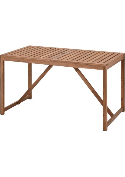 Nammarö Yemek Masası Açık Kahverengi 140 x 75 cm