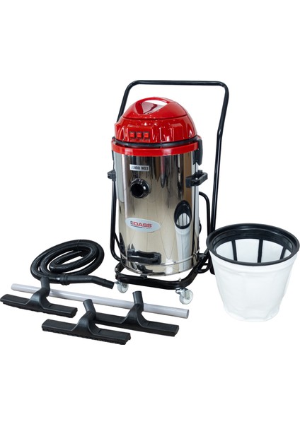 Üç Motorlu Isak Kuru Sanayi Tip Süpürge Jumbo Wd3