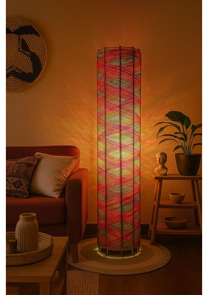 Doğal El Yapımı Lambader Bohem,ahşap,modern,rustik