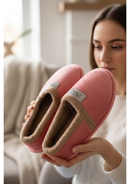 Peluş Kadın Ev Babeti Tüylü Yumuşak Taban Ev Botu Panduf fiyatları