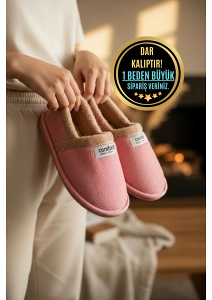 Peluş Kadın Ev Babeti Tüylü Yumuşak Taban Ev Botu Panduf modelleri