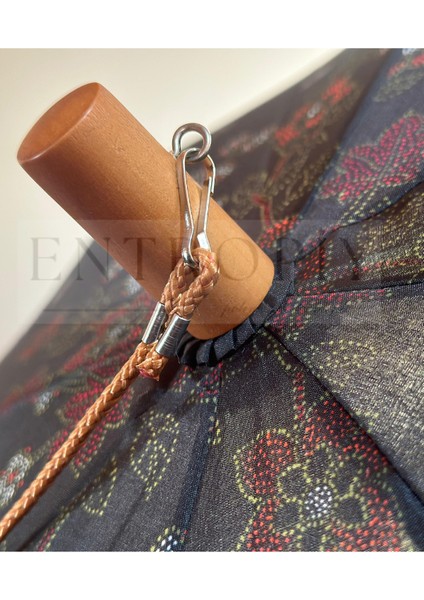 April Snotline Kadın Yağmur Şemsiyesi – Omuz Askılı, Ahşap Saplı, Fiber Çelik Gövdeli, Rüzgar Dayanıklı, Otomatik Açma Mekanizması, Şık Desen Seçenekleri modelleri