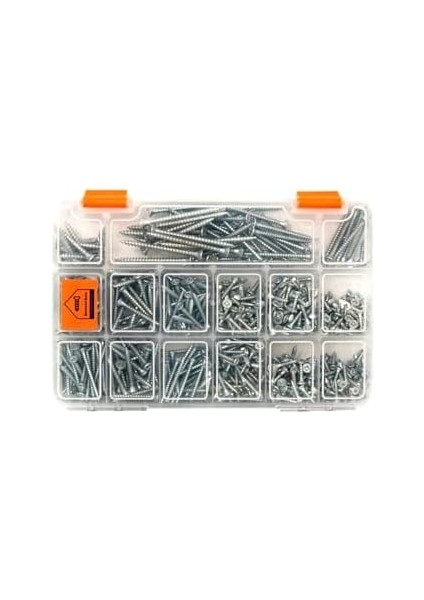 All 555 Parça Vida 12 Çeşit Sunta Vidası Seti - Organizerlı Vida Seti modelleri