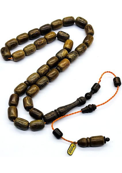 Usta Imzalı Kapsül Kesim Aslan Ağacı Tesbih