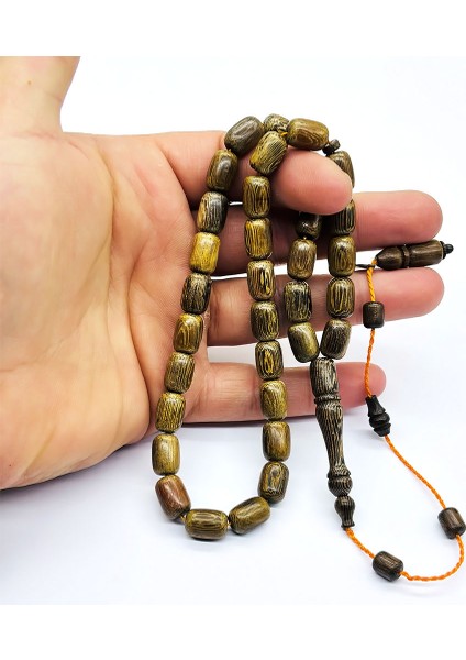 Usta Imzalı Kapsül Kesim Aslan Ağacı Tesbih modelleri