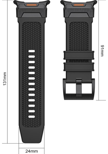Samsung Galaxy Watch Ultra 47MM Spor Bant Ka Nefes Alabilir Saat Kayışı - Starlight/siyah Konnektör (Yurt Dışından) fiyatları