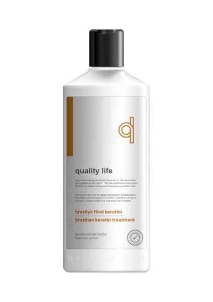 Quality Life Ql Brezilya Fönü Keratini Kalıcı Saç Düzleştirici 300 ml fiyatları