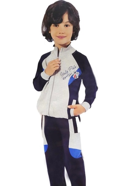 Erkek Çocuk Fermuarlı Eşofman Takımı